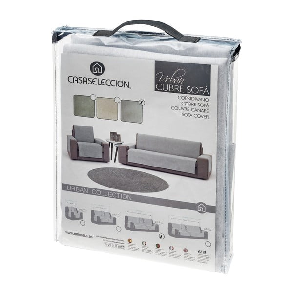 Husă gri deschis pentru canapea cu 3 locuri Urban – Casa Selección-image-4