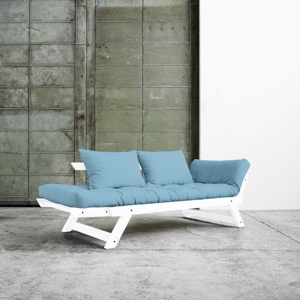 Canapea extensibilă Karup Bebop White/Celeste-image-1