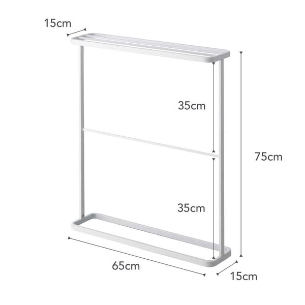 Suport prosoape Yamazaki Tower, alb-image-4