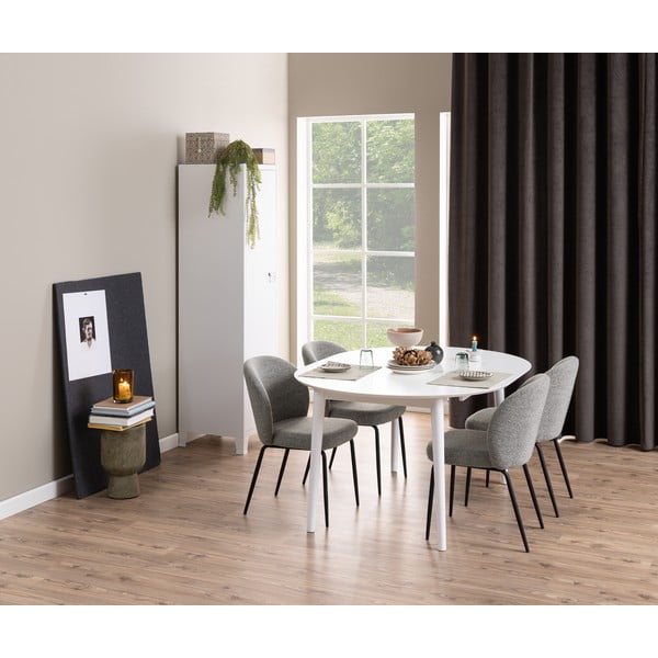 Scaune de sufragerie gri 2 buc. Patricia - Actona-image-1