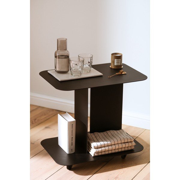 Măsuță de servire cu roți din metal 40x60 cm HO – noo.ma-image-1