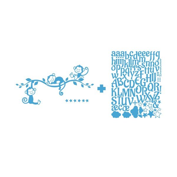 Set autocolante cu litere Ambiance Monkeys-image-2