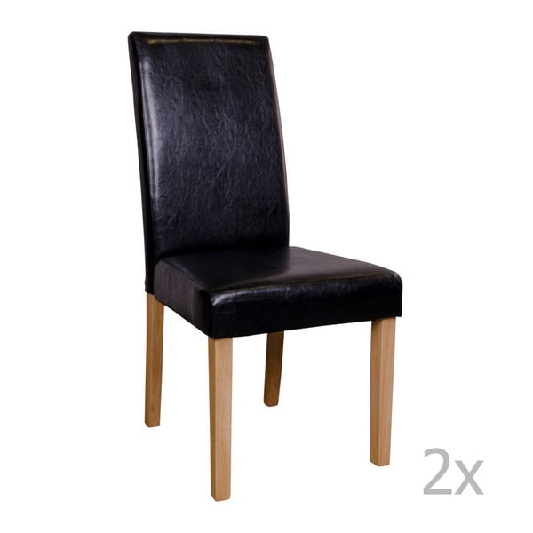 Set 2 scaune House Nordic Mora, negru