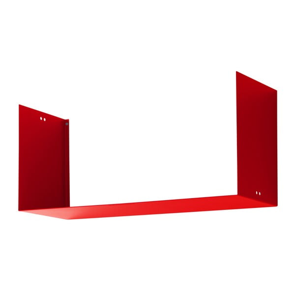 Raft metalic pentru perete Mi piace molto Geometric XL, roșu