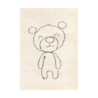 Covor pentru copii bej antialergic 170x120 cm Teddy Bear - Yellow Tipi