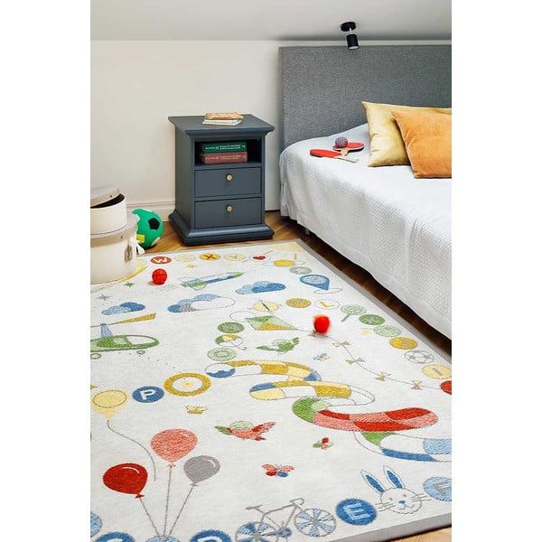 Covor pentru copii bej 230x160 cm Tähemaa - Narma-image-2