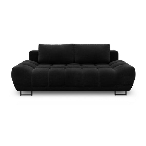 Canapea extensibilă cu 3 locuri Windsor & Co Sofas Cumulus, negru