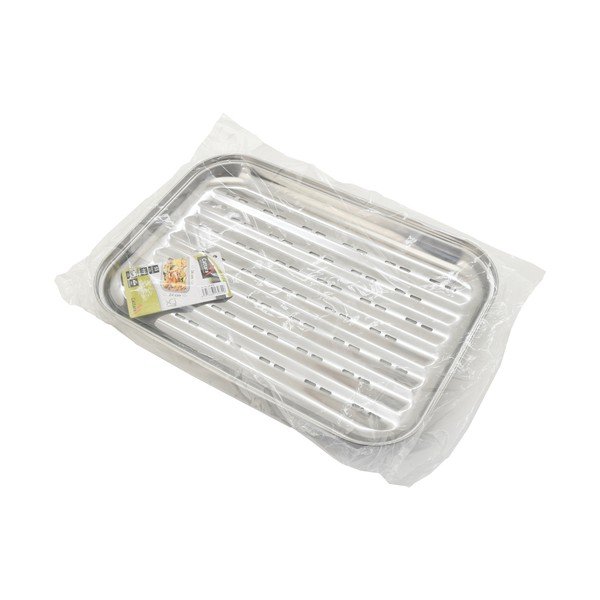 Tavă din oțel inoxidabil pentru grătar Cattara Baron, 34 x 24 cm-image-3