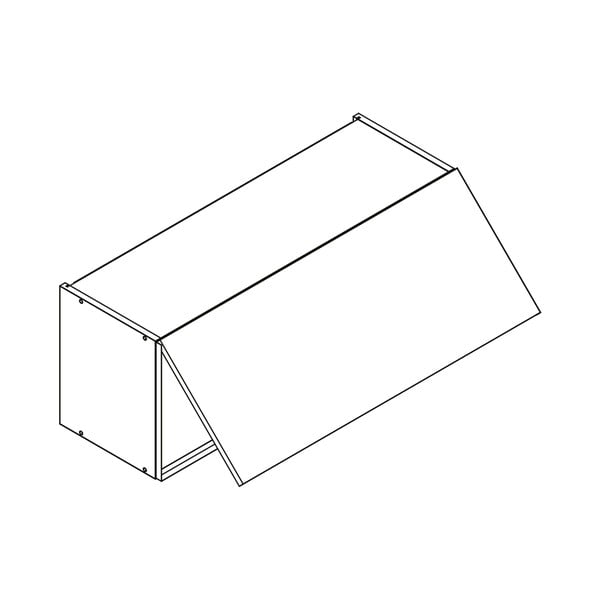 Dulap de bucătărie pentru hota aragazului        suspendat (superior) (lățime 60 cm) Brodie – STOLKAR-image-3