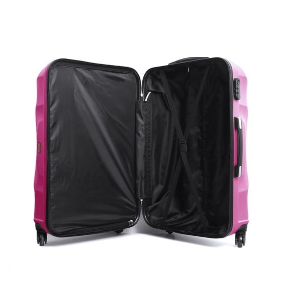 Valiză cu roți Hero Moscou-e, 30 l, roz-image-1