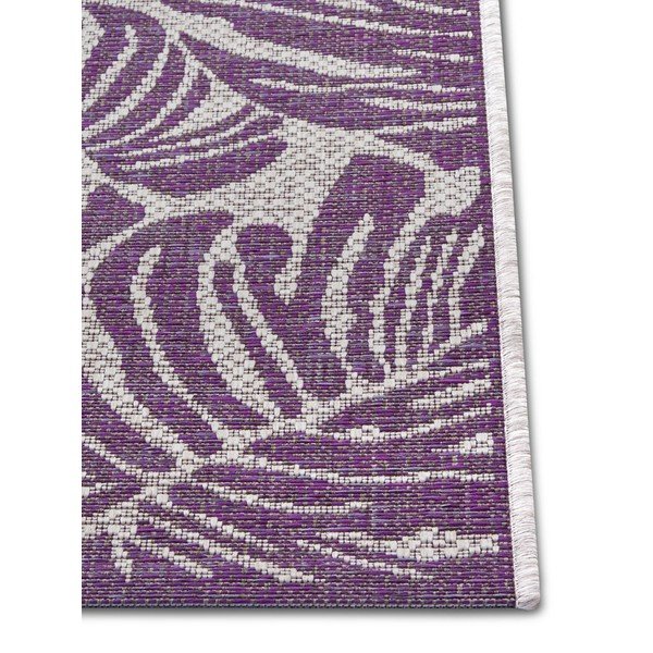 Covor adecvat pentru exterior NORTHRUGS Monstera, 160 x 230 cm, violet - bej-image-2