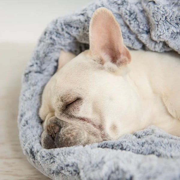 Pat pentru animale de companie gri pentru animale de companie ø 33 cm Snuggle Bed 3in1 Husky Grey S – P.L.A.Y.-image-1