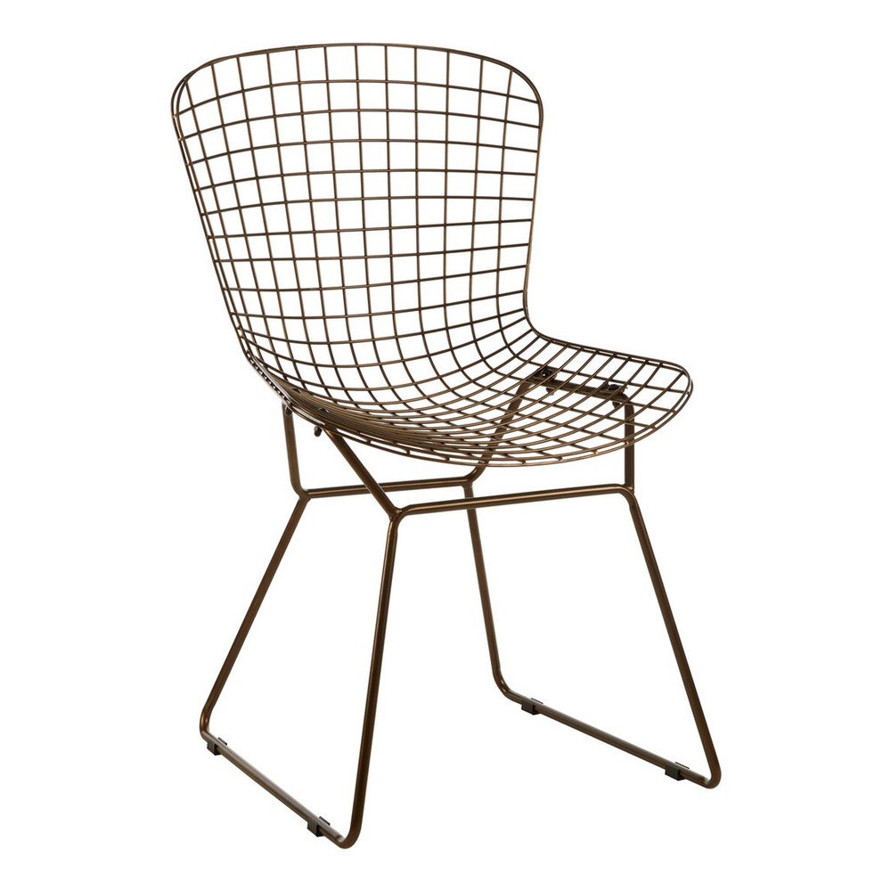 Scaun de dining bronz din metal District – Premier Housewares