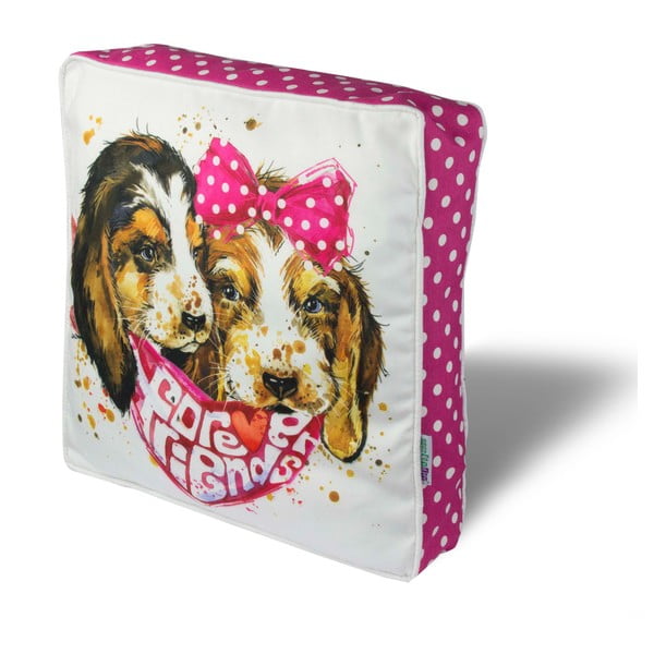 Pernă pentru scaun Gravel Dog Love, 42 x 42 cm, cu umplutură