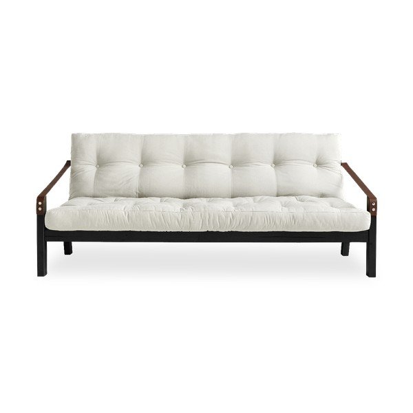 Canapea variabilă Karup Design Poetry Black/Natural, bej