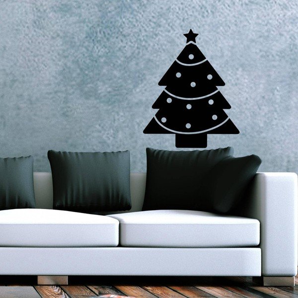 Autocolant pentru perete Christmas Tree, 35 x 44 cm