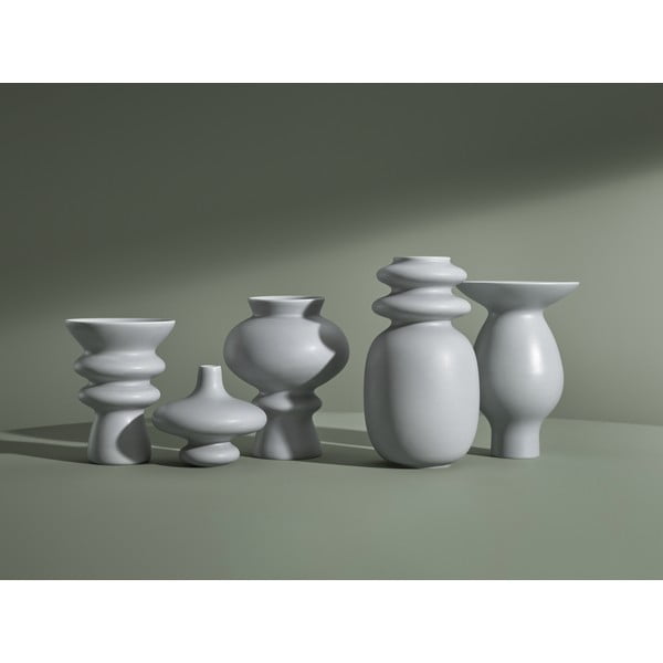 Vază din ceramică Kähler Design Kontur, înălțime 29 cm, gri-albăstrui-image-3