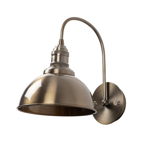 Aplică de perete alămie ø 21 cm Varzan – Opviq lights