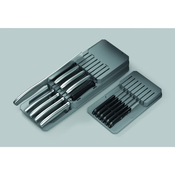 Suport de depozitare a cuțitelor Metaltex, gri-image-3