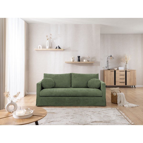 Canapea verde 195 cm Paphos – Ropez-image-3