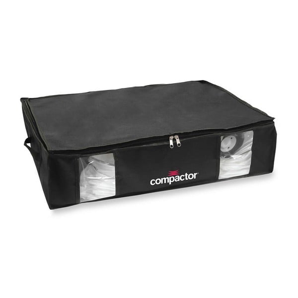 Set 2 cutii de depozitare sub pat Compactor Underbed Vacuum, negru