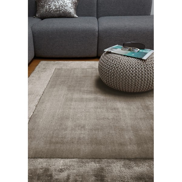 Covor maro handmade din amestesc de lână 160x230 cm Ascot – Asiatic Carpets-image-1