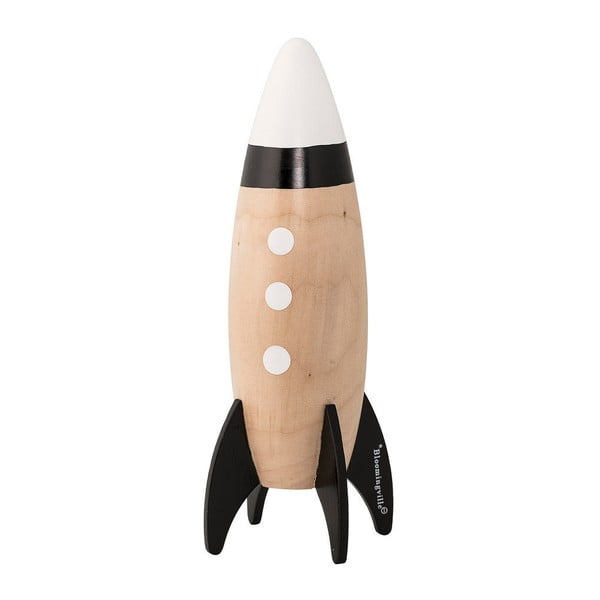 Jucărie pentru copii din lemn de fag Bloomingville Toy Rocket
