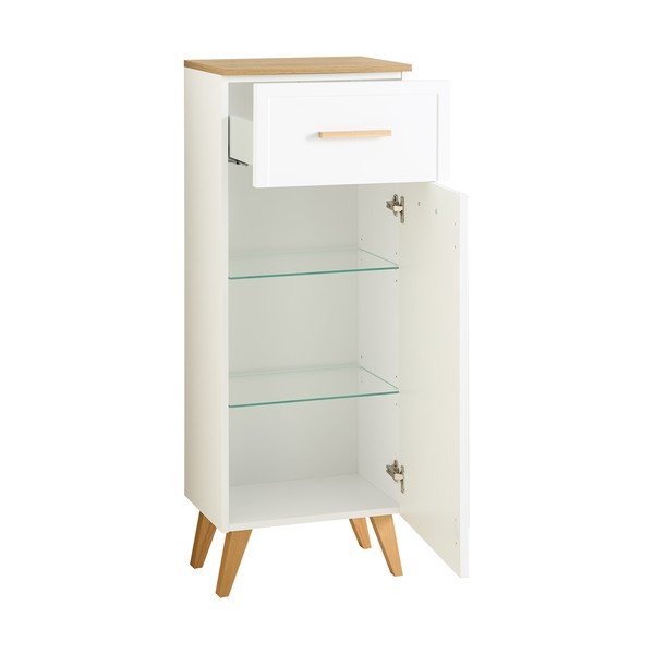Dulap de baie alb jos/suspendat 104x45 cm Quickset 383 – Pelipal-image-3
