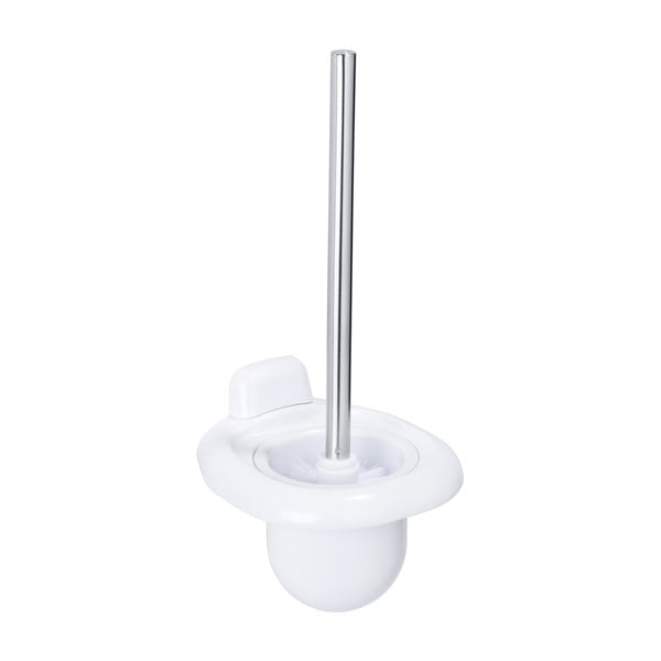 Perie de WC albă de montat pe perete din plastic Pure – Wenko-image-3