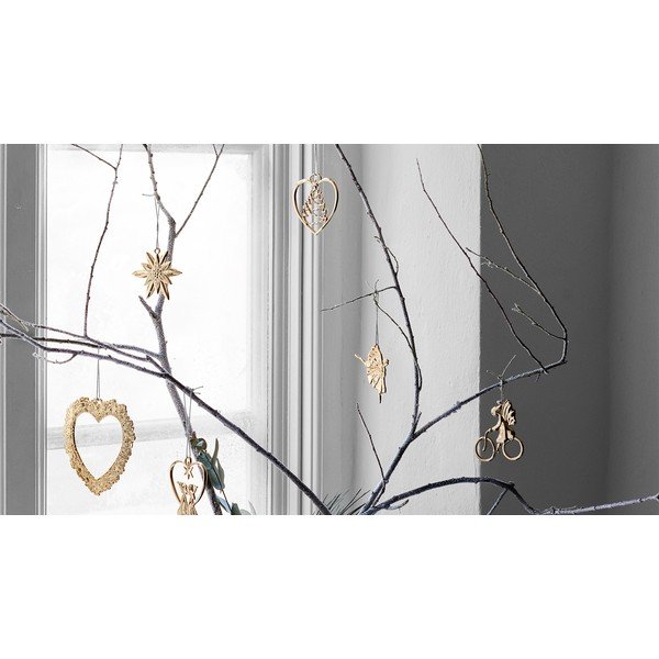 Decorațiune de Crăciun suspendată aurie Kähler Design-image-3