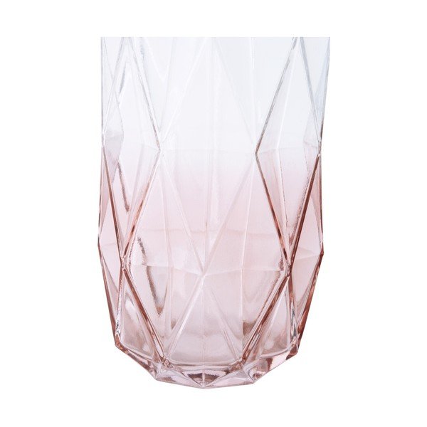Vază roz din sticlă (înălțime 28 cm) Brice – Premier Housewares-image-1