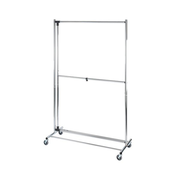 Suport de haine mobil telescopic din metal gri Profissimo - Wenko-image-3