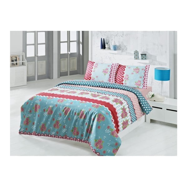 Lenjerie de pat cu cearșaf Blanketa, 200 x 220 cm