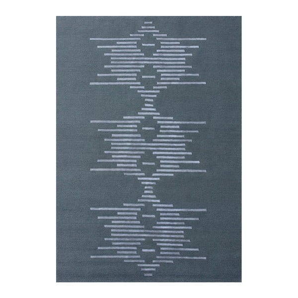Covor țesut manual Linie Design Dany, 170 x 240 cm, gri 