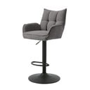 Scaune de bar gri cu înălțime ajustabilă 2 buc. Marilla – Unique Furniture