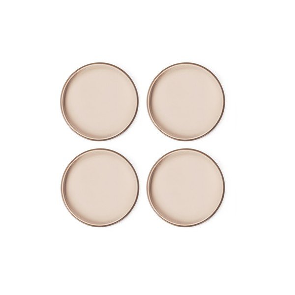 Farfurii bej 4 buc. din gresie ø 22 cm Terra Rondo – Bonami Selection-image-3