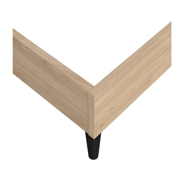 Pat matrimonial în culoare naturală fără somieră 140x200 cm Ry – Tvilum-image-3