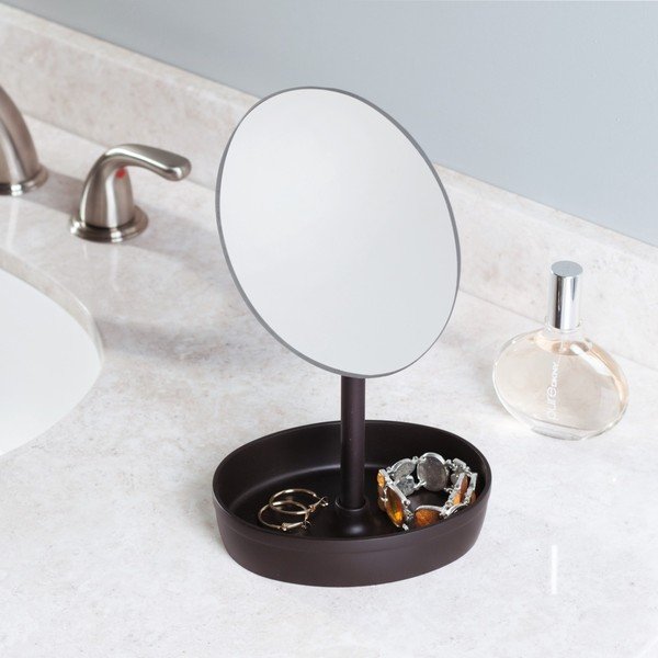 Oglindă cu compartiment de depozitare InterDesign Gina-image-1