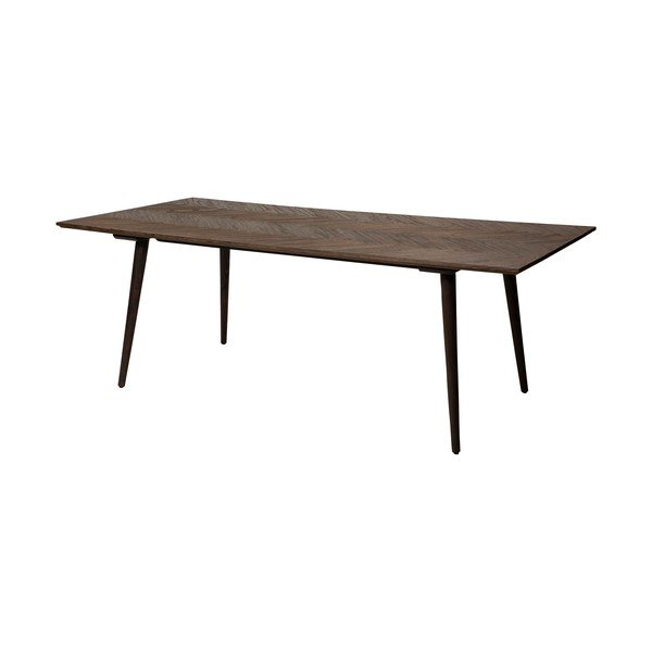 Masă de dining cu aspect de lemn de ulm 100x220 cm Bone – DAN-FORM Denmark-image-1