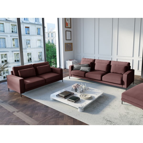 Canapea Interieurs 86 Seine, 220 cm, roz-image-1