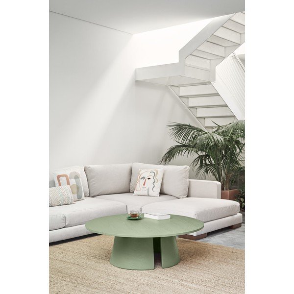 Măsuță de cafea Teulat Cep, ø 110 cm, verde-image-1