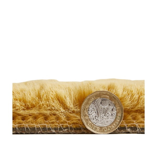 Covor Think Rugs Teddy, 60 x 120 cm, galben-image-2