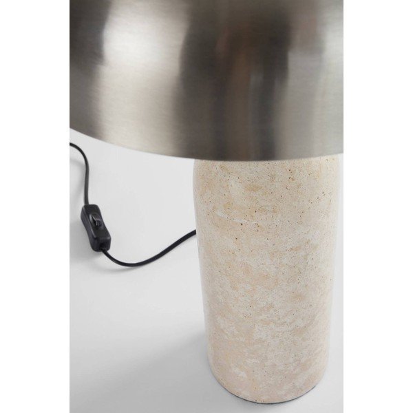 Veioză argintie 
din travertin
 (înălțime 46 cm) Ina – Jotex-image-4