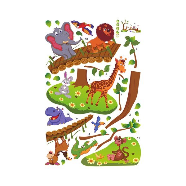 Set autocolante Ambiance Wooden Bridge-image-2