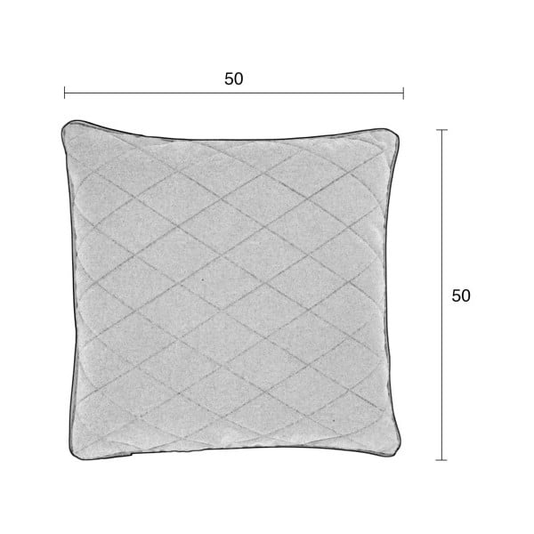 Pernă cu umplutură Zuiver Diamond, 50 x 50 cm, roșu-image-2