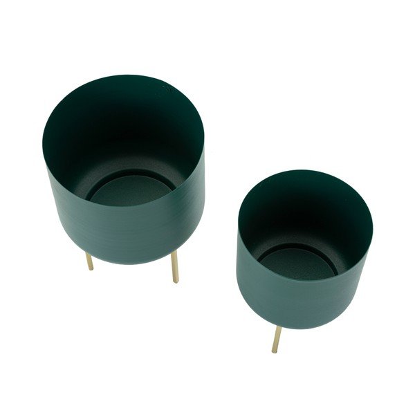 Ghivece decorative 2 buc. din metal ø 20 cm Grent – Mauro Ferretti-image-2