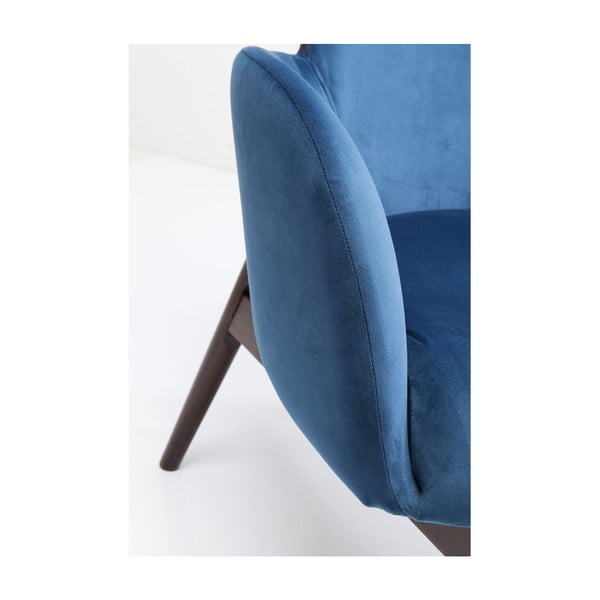 Fotoliu Kare Design Aroha Velvet, albastru-image-4