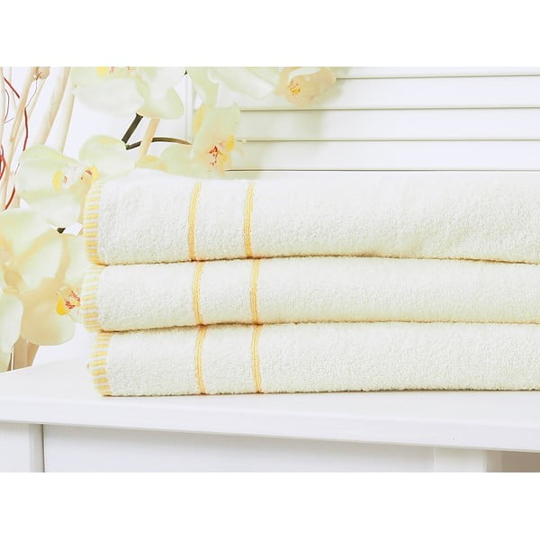 Prosop galben/crem 65x130 cm – B.E.S.-image-1