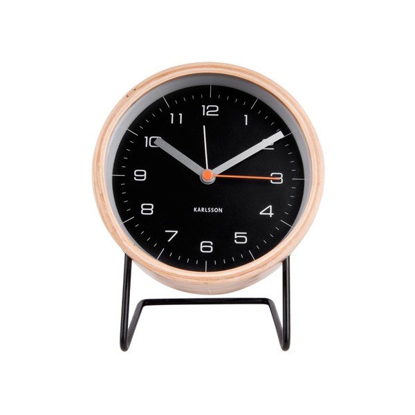 Ceas alarmă Karlsson Innate, negru-image-1
