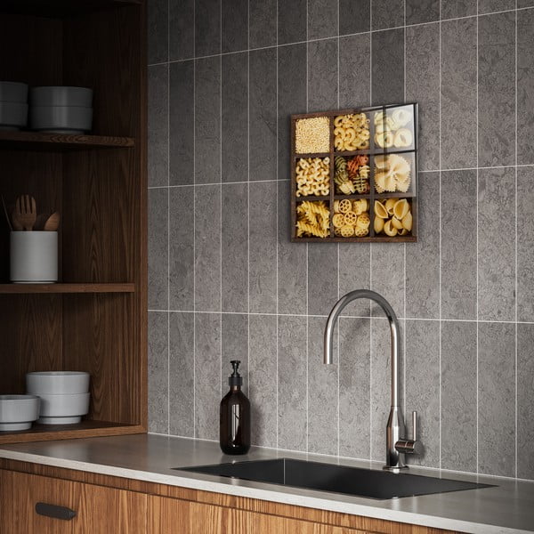 Tablou din sticlă 30x30 cm Pasta Box – Styler-image-1